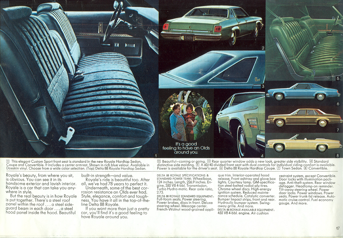 1975 Oldsmobile Full-Line Brochure Page 2